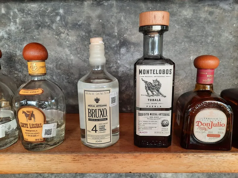 Tequila tasting flight for understanding blanco reposado and anejo styles during a February trip