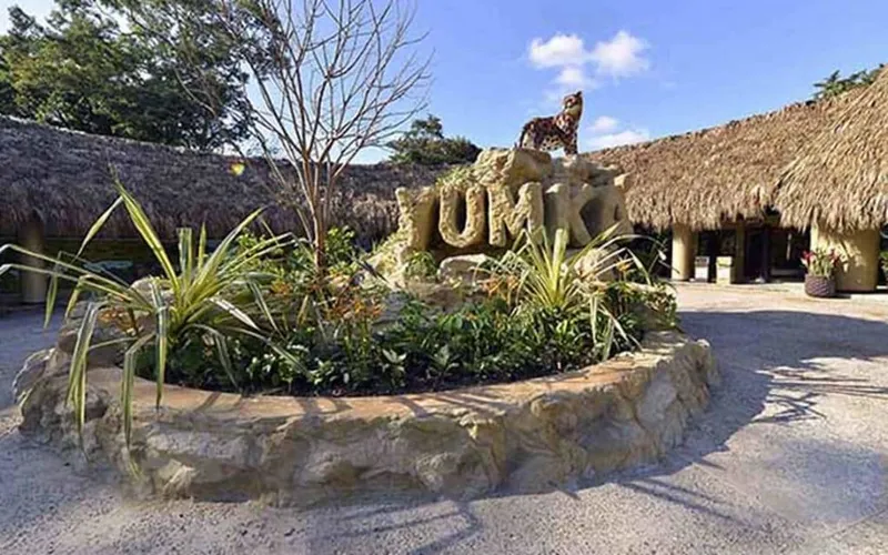 Yumka park near Villahermosa with April route planning in Tabasco