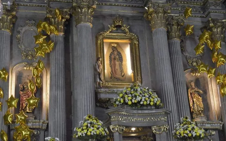 Basilica of Our Lady of Guadalupe entrance and plaza in San Luis Potosi