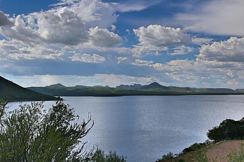 Oviachic Dam near Ciudad Obregón during a February Sonora route