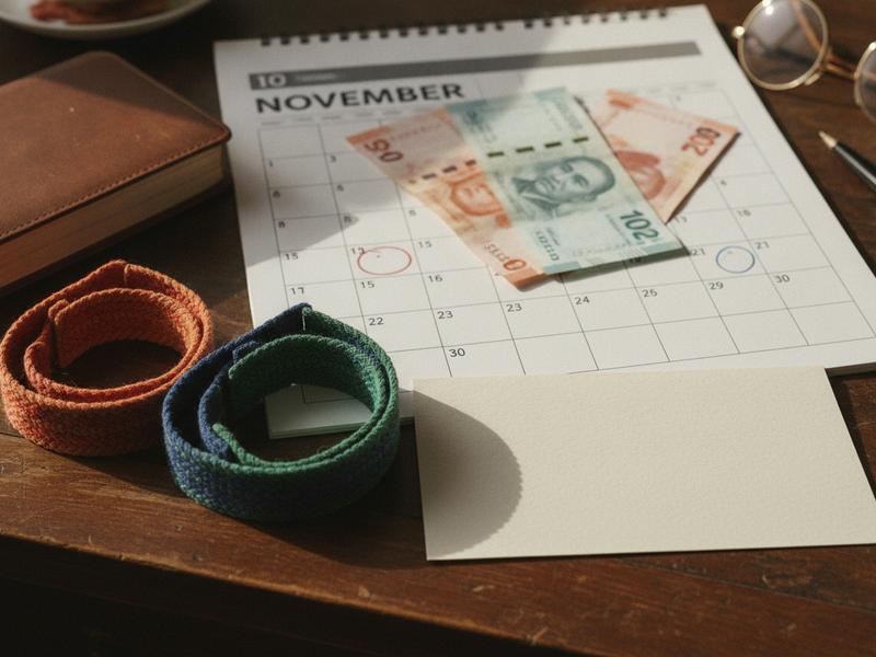 Three festival wristbands beside a single-day Corona Capital ticket on a calendar