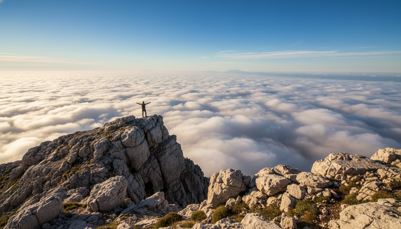 View from Mirador Xi Nudaa showing the distant valleys