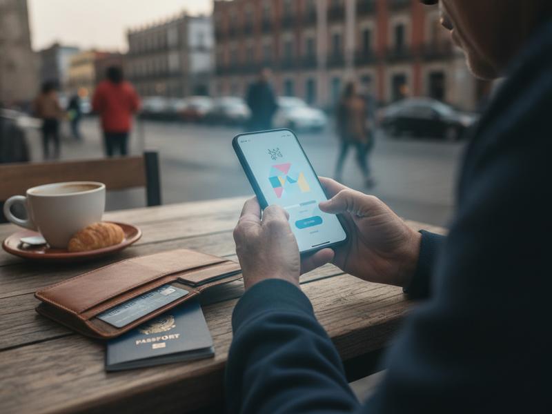 Traveler buying FIL Guadalajara tickets from the official website on a phone