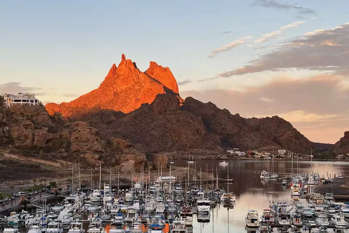 San Carlos bay and Sea of Cortez water near Guaymas during a warm March trip