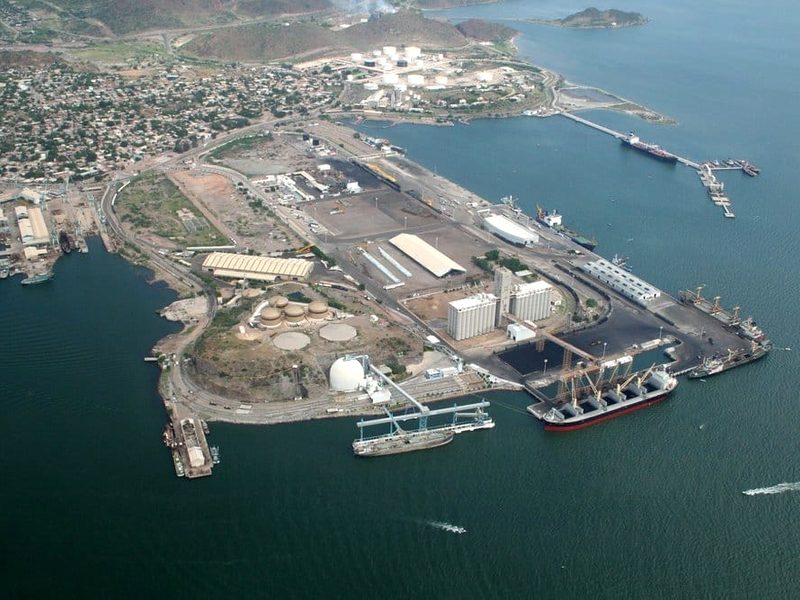 San Carlos marina area near Guaymas during a clear March Sea of Cortez trip