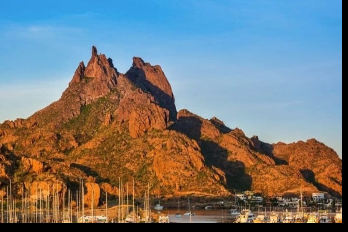Guaymas waterfront and Sea of Cortez after a warm October day in Sonora