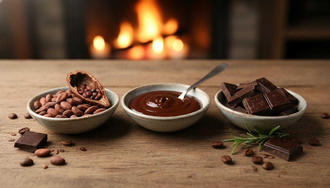 Sampling Chocolate Tasting Flight