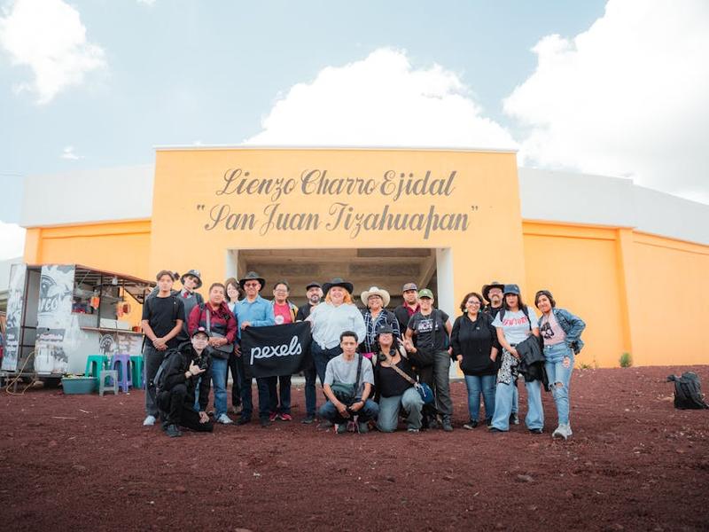 Panoramic view of Sierra Madre mountains with cascading waterfalls in Huasteca Potosina region
