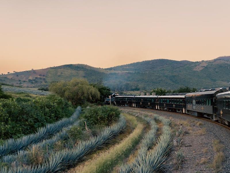 Rental car at scenic mountain overlook on road to Huasteca Potosina waterfalls