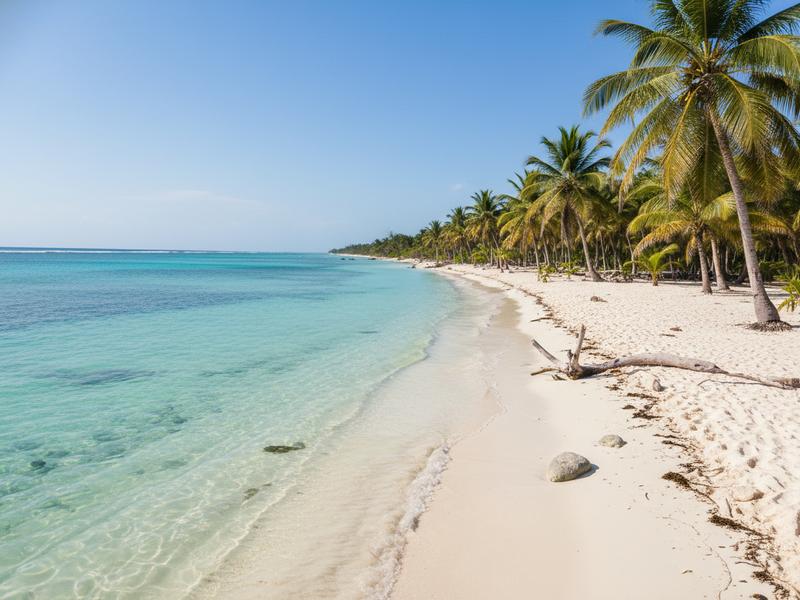 Shallow turquoise water at Balandra near La Paz Baja California Sur