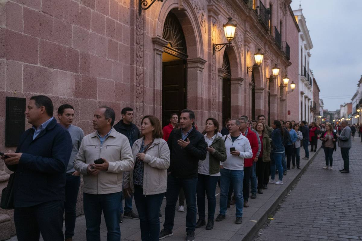FICM ticket holders entering Cinepolis Morelia Centro for a 2026 screening
