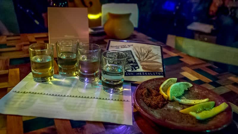 mezcal tasting