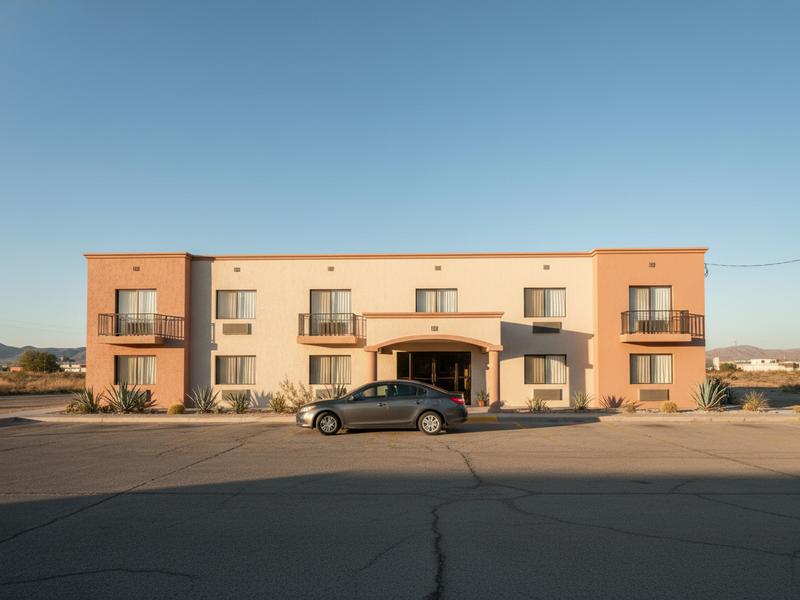 Saltillo hotel entrance with parking access for a Coahuila road-trip stop