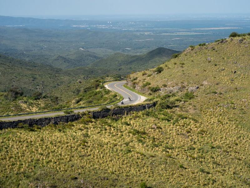 Road from Saltillo toward Parras through dry northern Mexico terrain