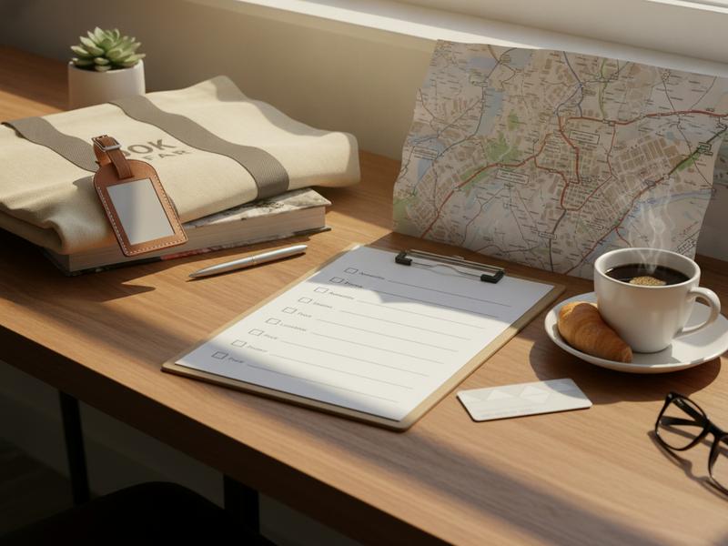 Hotel booking checklist with Expo route breakfast and cancellation questions